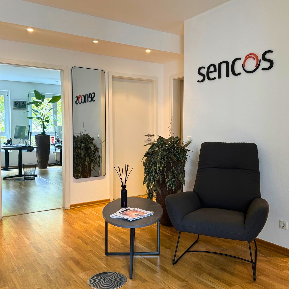 Reception at the Sencos office in Frankfurt am Main
